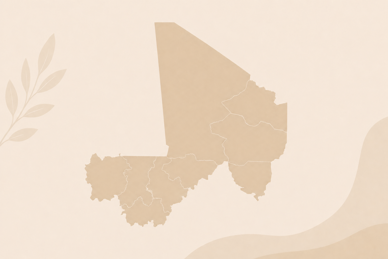 Carte du Mali
